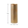 thumbnail image 5 of Serene Spaces Living Brushed-Gold Cylinder Vase, 5" Tall & 14" Diameter, 5 of 6