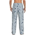 thumbnail image 3 of Daiia Shells And Sand Men's Sleep Pant with Pockets and Drawstring,Pajama Pants-XX-Large, 3 of 9