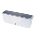 thumbnail image 1 of CNKOO Lazy Flower Pot  Rectangular Window Sill With Visible Water Level  Plastic Vegetable Pot  Medium Suction Basin, 1 of 15