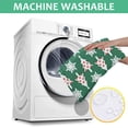 thumbnail image 6 of Green Christmas Tree and Snowflake Pattern Square Tablecloth,Waterproof Square Table Cover,Wipeable Spillproof Washable Table Cover for Home Kitchen Party Decor 42"X42"(107x107cm), 6 of 6