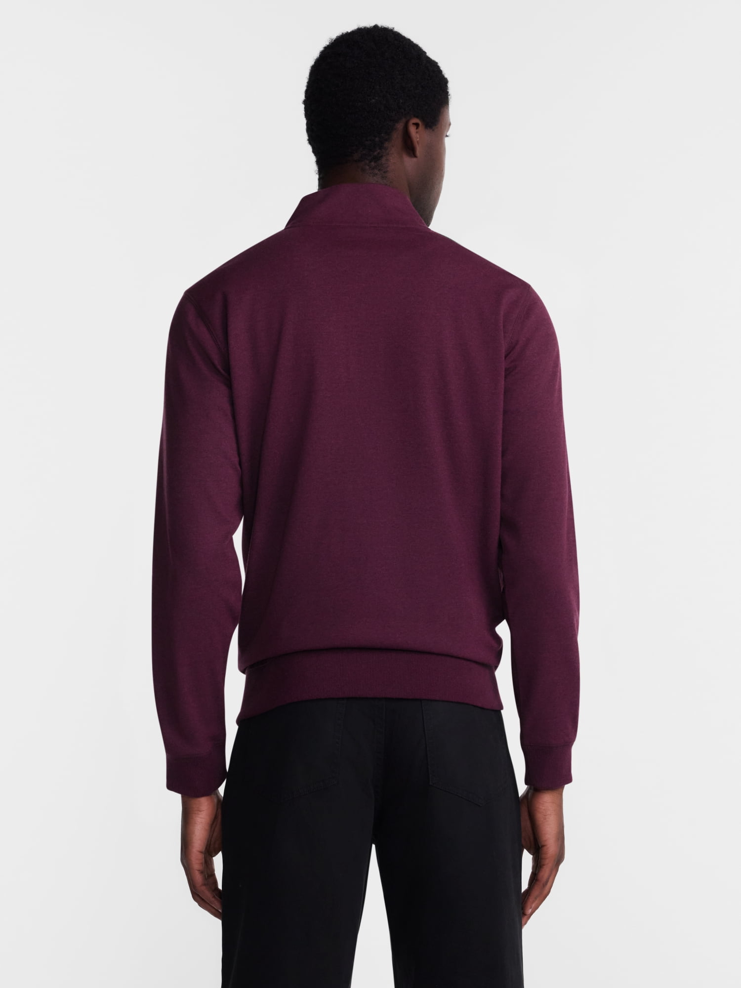 George Men's Knit Pullover Sweatshirt with Long Sleeves, Sizes S-5XB