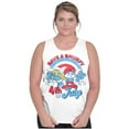 thumbnail image 4 of Retro Smurfs Cartoon 4th of July Tank Top T Shirts Men Women Brisco Brands L, 4 of 6