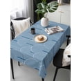 thumbnail image 6 of Navy Blue Ombre Table Cloth, Waterproof Tablecloth for Rectangle Tables, Farmhouse Stripes Modern Abstract Art Reusable Washable Fabric Table Cover for Restaurant Kitchen Dining Tables 60"x120", 6 of 9