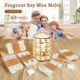 thumbnail image 2 of SCENTORINI Wax Melts with Natural Dried Flower, Essential Oil Wax Cubes for Warmers, Long-Lasting Fragrance with Notes of Floral (6x2.5 oz), 2 of 9