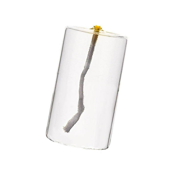 pitrice Clear Glass Oil Candle Holder Table Centerpieces Glass Oil