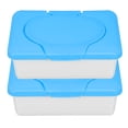 thumbnail image 5 of ULTNICE Travel Baby Wipes Case Rectangular Plastic 2Pcs 7.8X5X2.9In, 5 of 8