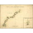 thumbnail image 2 of Vintage Maps 18x14 Gold Ornate Wood Framed with Double Matting Museum Art Print Titled - Crosswicks New Jersey 1778, 2 of 4