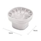 thumbnail image 3 of Cubeta De Hielo Herramienta de molde de hielo reutilizable apilable de silicona plegable para cubo de hielo (blanco crema) Wdftyju Libre de BPA, 3 of 3