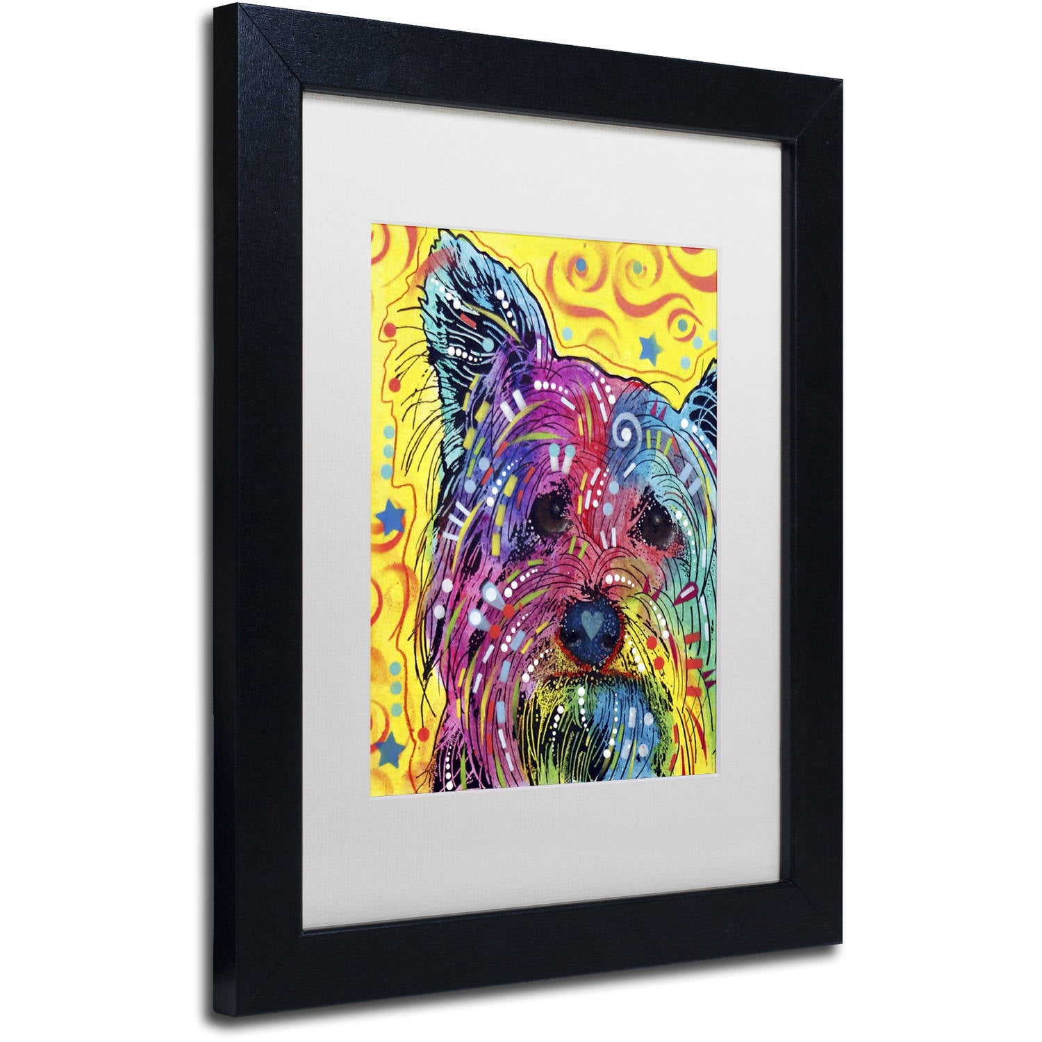Trademark Fine Art "York I" Canvas Art by Dean Russo, White Matte, Black Frame