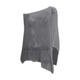 thumbnail image 3 of Zmoon Women's Solid Color Irregular Design Cape Shawl Sunscreen Thin Sweater, 3 of 3