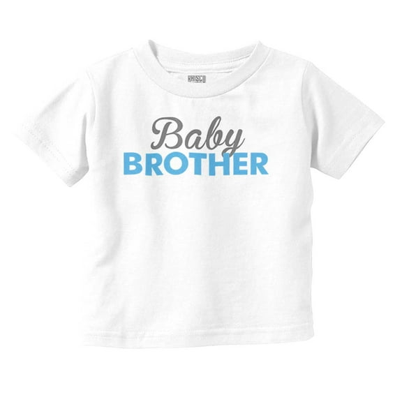 Baby Brother Cute Little Youngest Bro Youth T Shirt Tee Boys Infant Toddler Brisco Brands 18M