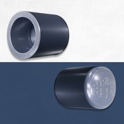 ERA Schedule 80 PVC 2″ End Cap, Socket Connection, 847 Series, Gray (2-Pack)