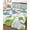 White, variant on Twin Quilt Bedding Set, Green Blue Dinosaur Reversible Summer Quilt 3 Pieces, Trees Animals Modern Art Graffiti Lightweight Bedspreads Coverlets with 2 Pillow Shams for All Seasons
