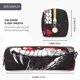 thumbnail image 3 of Disketp Fierce Red Viper Graphic Art Estuche de Lápices de Cuero con Cierre, Estuche Compacto para Papelería, Bolígrafos y Accesorios Pequeños, 3 of 7