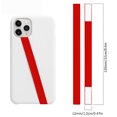 thumbnail image 1 of 5/3/1PCS Soft Silicone Elastic Phone Straps Ropes Portable Cellphone Wristband Finger Ring Grip Loop Holder for IPhone Samsung Red A 5PCS, 1 of 6
