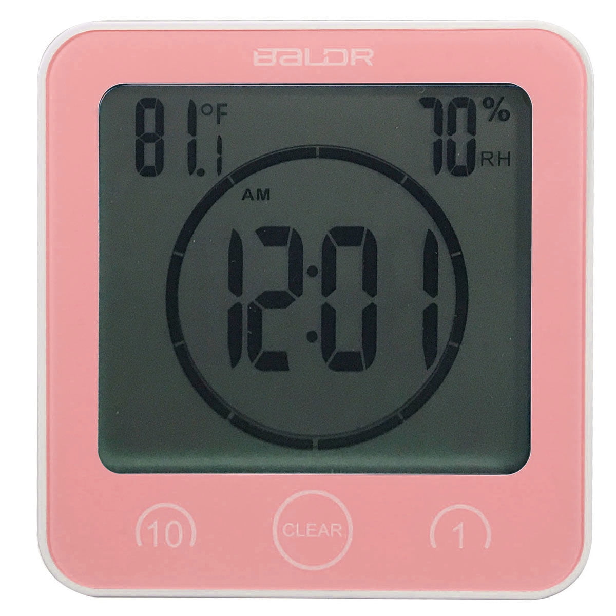 Digital Shower Clock Waterproof Shower Clock Suction Cup Countdown