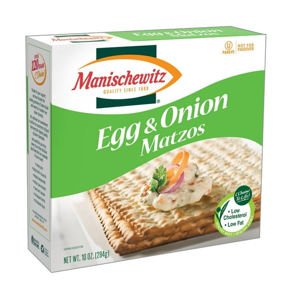 (Pack of 12) Manis Matzo Egg N Onion, 10oz