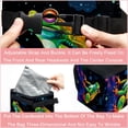 thumbnail image 4 of Starry Sky Frog Foldable Car Trash Can with Lid, Leak-Proof, and Hanging Storage Bag - Trash Can for Car and Car Trash Bin, 4 of 6