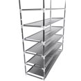 thumbnail image 5 of Zeeyh 50 Pair 10 Tier Space Saving Storage Organizer Shoes Tower Rack, Gray, 5 of 7