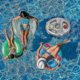 thumbnail image 3 of Bandeja inflable de PVC para piscina, soporte perforado para bebidas, Lucky B, 3 of 5