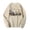 Beige, variant on UPBEST Men's Hoodless Sweatshirts Crewneck 2024 New Fall Halloween Ghost Long Sleeved Autumn And Winter Outwear
