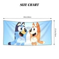 thumbnail image 2 of Silaia Bluey Print Silver fox Velvet Beach Towel,Quick Dry Shower Swim Adults Bath Towels for Home, Travel, Swimming Pools, Camping, Bath, 2 of 6