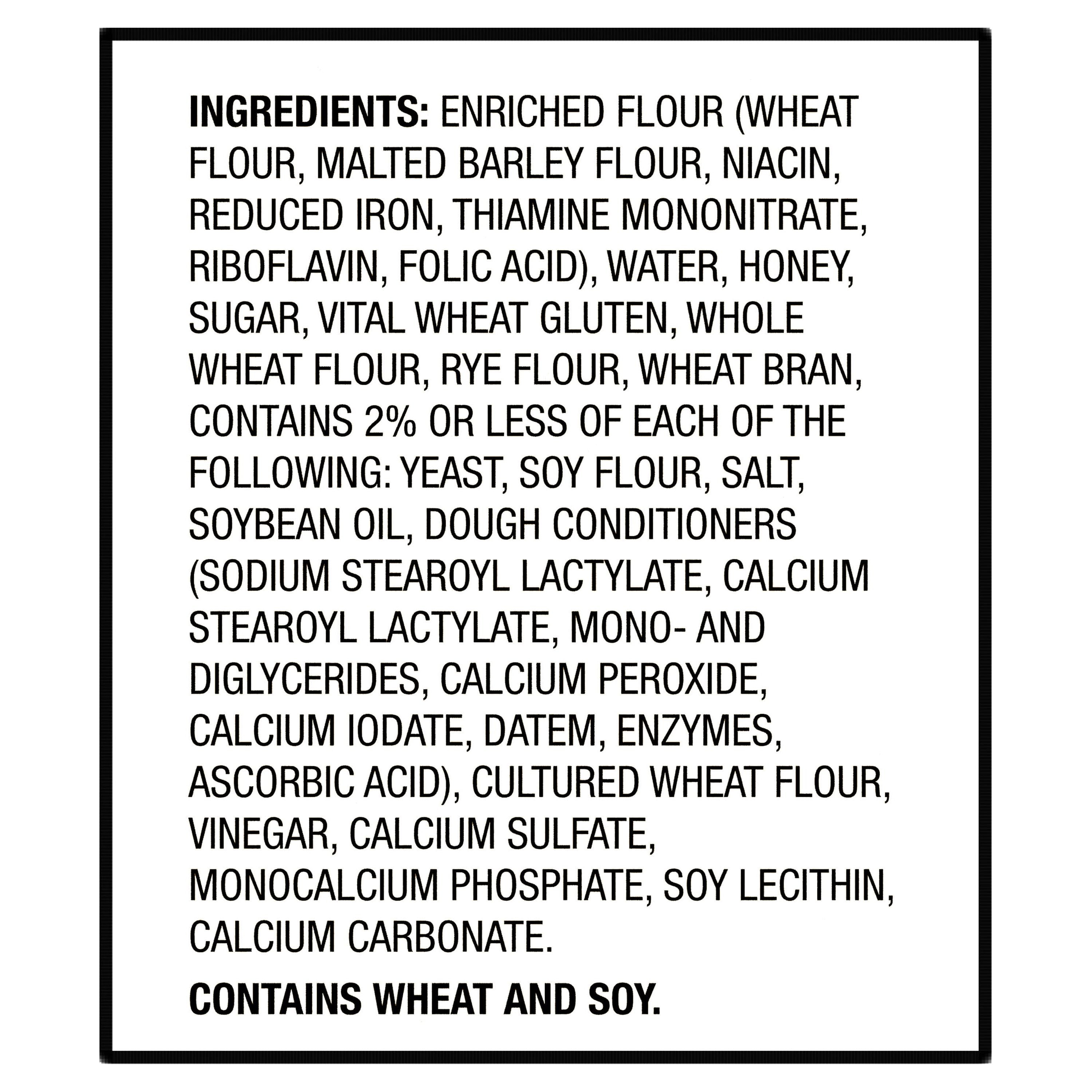 Great Value Honey Wheat Bread, 20 oz