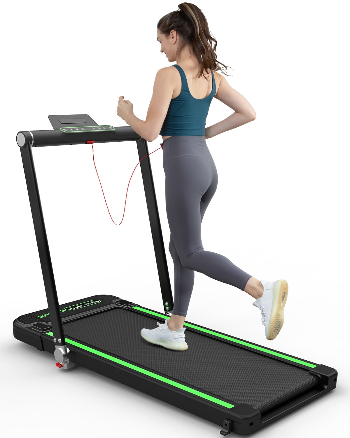 Electric Treadmill Under Desk Walking Pad Home Office Running Device Exercise US 