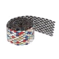 thumbnail image 2 of 1 Rulo Rhinestone Şerit Kristal Dikiş Trim Elbise Çantası Kemer için Renkli Colorido 3cm, 2 of 7