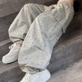 thumbnail image 5 of Generic Girls Baggy Sweatpants Wide Leg Cargo Pants Kid Joggers Casual Sweatpants with Multi-Pocket Streetwear Lightweight Sportswear, 5 of 7
