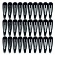 thumbnail image 1 of Paquete de 30 60 clips negros para el cabello de 2 pulgadas para mujer, accesorios para el cabello sin deslizamiento, accesorios para el cabello para niñas y mujeres (negro 30PCS), 1 of 5