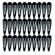 thumbnail image 1 of Paquete de 30 60 clips negros para el cabello de 2 pulgadas para mujer, accesorios para el cabello sin deslizamiento, accesorios para el cabello para niñas y mujeres (negro 30PCS), 1 of 5
