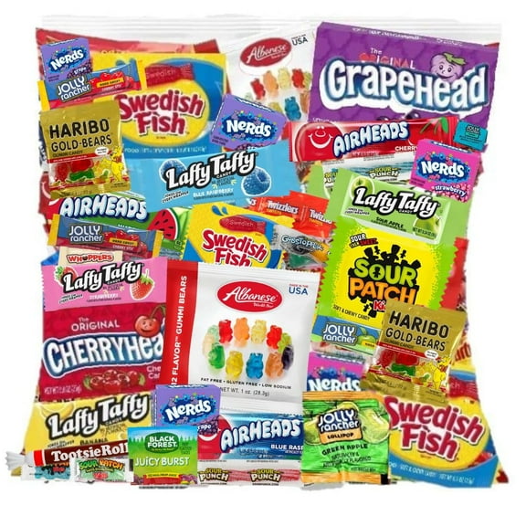 Ultimate Assorted Classic Candy Mix Variety Pack, 4LB Bulk Bag – Fun-Size, Individually Wrapped Minis for Parties, Candy Bowls, Parades, Piñatas, Events & More – Mega Mixed Treat Assortment