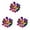 Purple 3PCS, variant on 12 Pack Colorful Crinkle Foil Balls Cat Interactive Toy Cat Sound Paper Mylar Balls