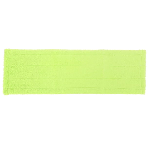 BRIGHTFUFU Recambio de microfibra para fregona, cubiertas para cabezales de fregona, almohadilla de repuesto para fregona Coral para limpieza del hogar (verde)