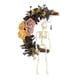 thumbnail image 4 of Corona de esqueleto de Halloween, corona de flores artificiales para puerta de entrada, corona de para decoración del hogar, fiesta en la casa, 4 of 9