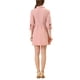 thumbnail image 3 of Vestido de camisa para mujer Inspire Chic de manga 3/4, con botones, mini vestido, color rosa, talla XL, 3 of 6