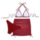 thumbnail image 2 of WILLBEST Traje de Baño Natacion Bikini Sexy de Tres Piezas con Cordones y Espalda descubierta para Mujer, 2 of 8