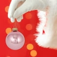 thumbnail image 5 of Glass Christmas Tree Ornaments - 67mm / 2.63" [8 Pieces] Designer Balls from Christmas By Krebs Seamless Hanging Holiday Decor (Shiny Pink Blush), 5 of 5