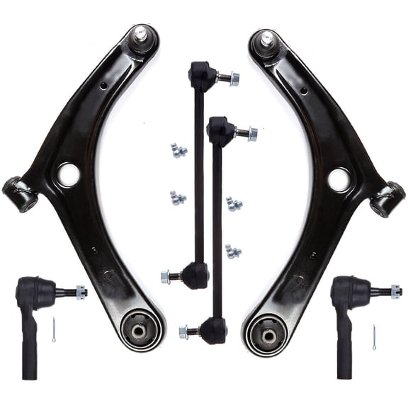 SCITOO 6pcs Front Suspension Kit Lower Control Arm and Ball Joint Outer Tie Rod End Sway Bar 2015-2018 for Nissan Altima 2016-2019 for Nissan Maxima