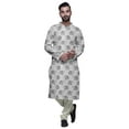 thumbnail image 4 of Atasi Party Wear Kurta Pajama For Men Mandarin Collar Long Sleeve Ethnic Kurta Pajama, 4 of 5