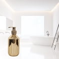 thumbnail image 4 of Refillable Pump Bottle Dispenser Pump Soap Dispenser for Home Gold, 4 of 8