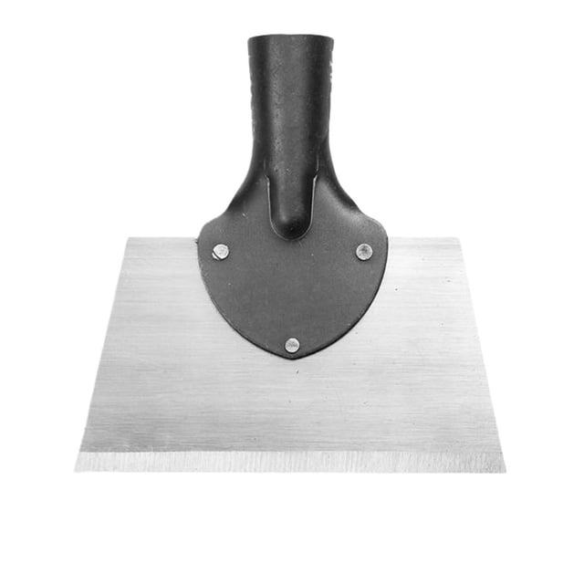 shyuyusa Multifunctional Ground Working Shovel Head, Thickened Metal Plate Structure, Sharp Cutting Edge Design, Practical Hand Tool for Garden Yard Weed Frost and Residue Removal
