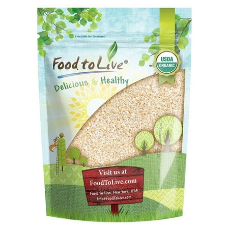 - Organic Oat Bran, 1.5 Pounds - Non-GMO, Raw, High Fiber Hot Cereal, Milled from High Protein Oats, Vegan, Bulk, Product of the USA - by Food to Live