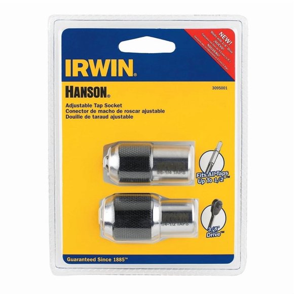 Kit de tomas ajustables IRWIN Irwin Hanson Steel #0 a 1/2
