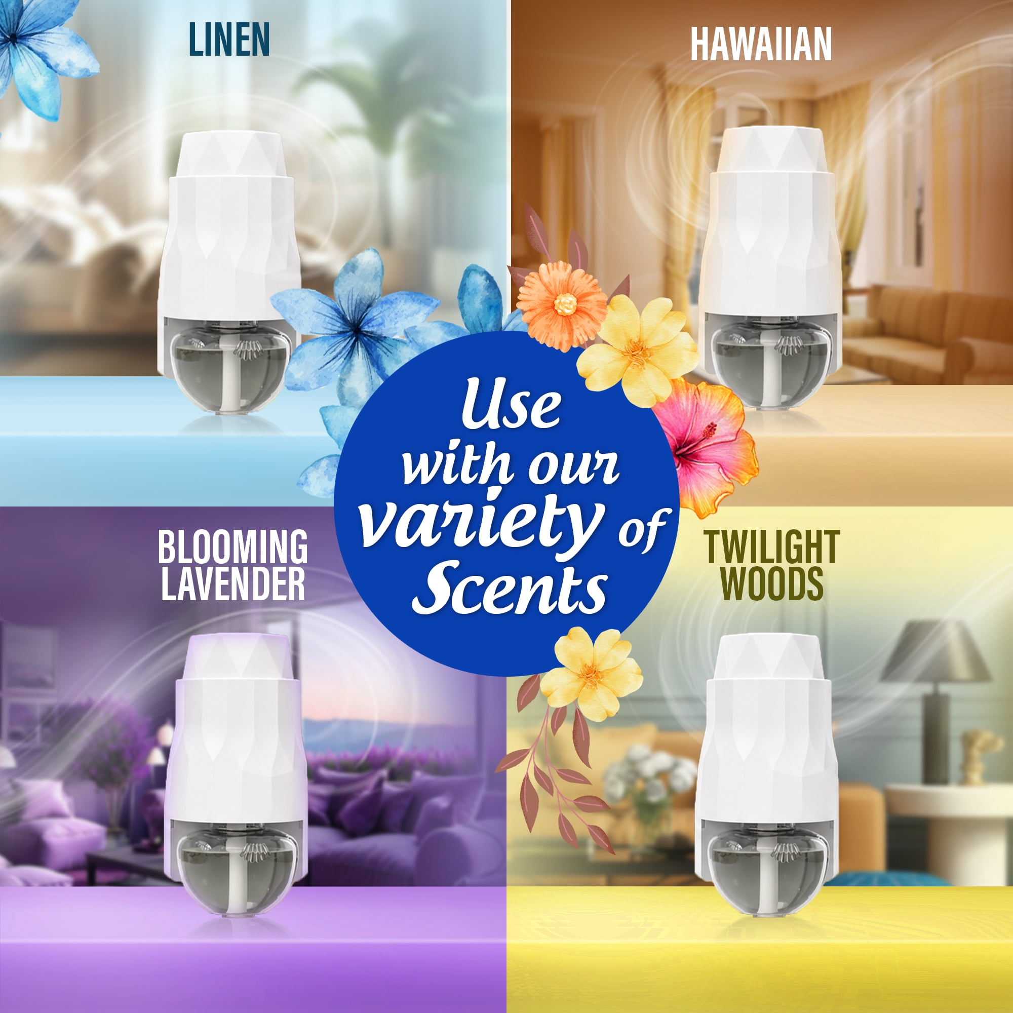 Great Value Scented Oil Plug-In Warmers, 2 Pack (Fragrance Not Included)