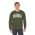 thumbnail image 6 of Bosnia Sweatshirt Gifts Crew Neck Shirt Long Sleeve Unisex, 6 of 7
