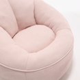 thumbnail image 5 of Bean Bag Chair With Footrest,Oversize Lazy Sofa Set with Ottoman,Upholstered Accent Chair Armchair for Adults & Kids,Pink, 5 of 6