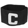 thumbnail image 2 of Brassard de Capitaine de Soccer Soccer Ajustable Joueur de Soccer Rugby Basketball (Noir), 2 of 3