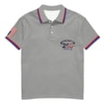 thumbnail image 6 of Hogleaql Usa Polo Shirts for Men Short Sleeve Collared Usa 1776-2026 Button Blouse Independence Day Patriotic Dressy Pullover Tops Dark Gray L, 6 of 6